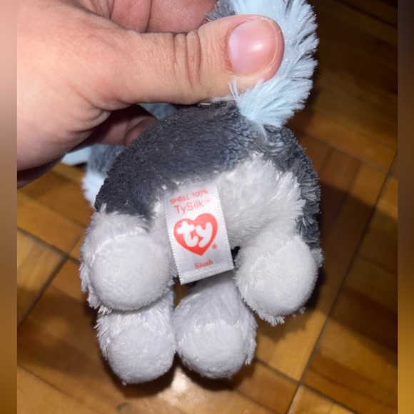 Ty Beanie Boos Slush great wolf Ty Silk Exclusive, 6" Plush - Picture 7 of 7